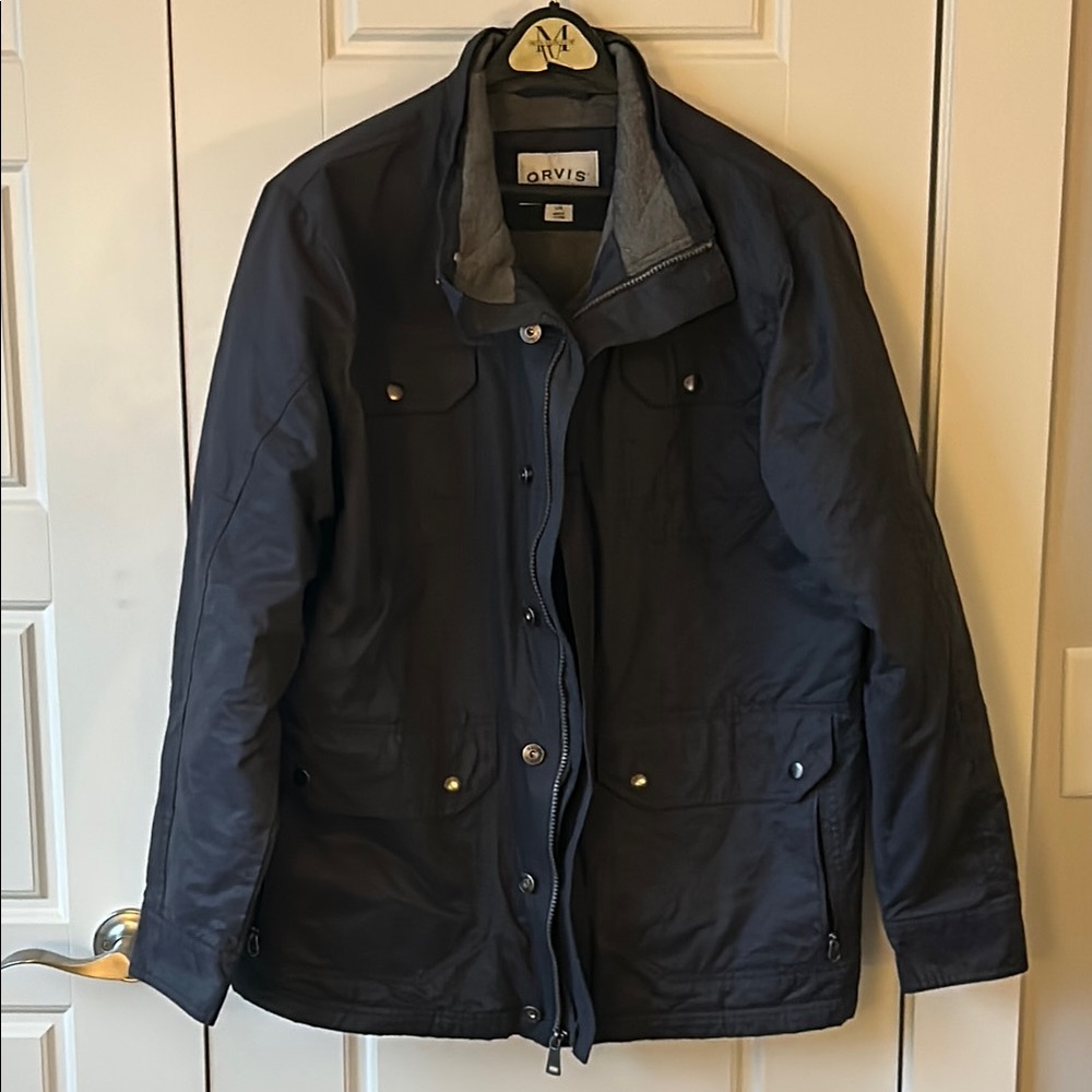 Orvis Men's Navy Jacket